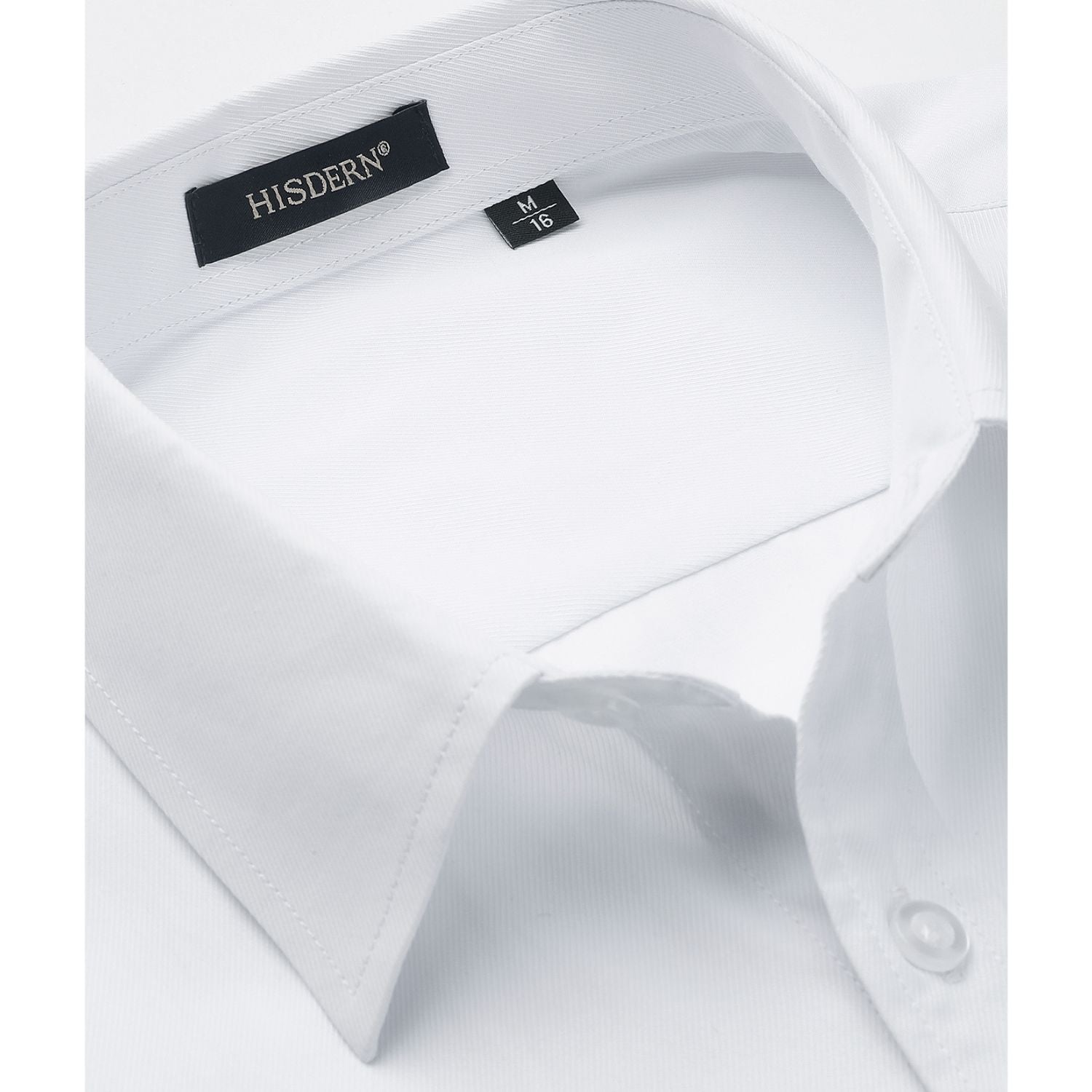 Casual Formal Shirt with Pocket - MICRO TWILL WHITE