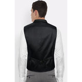 Gothic Lapel Vest for Men - BLACK-7