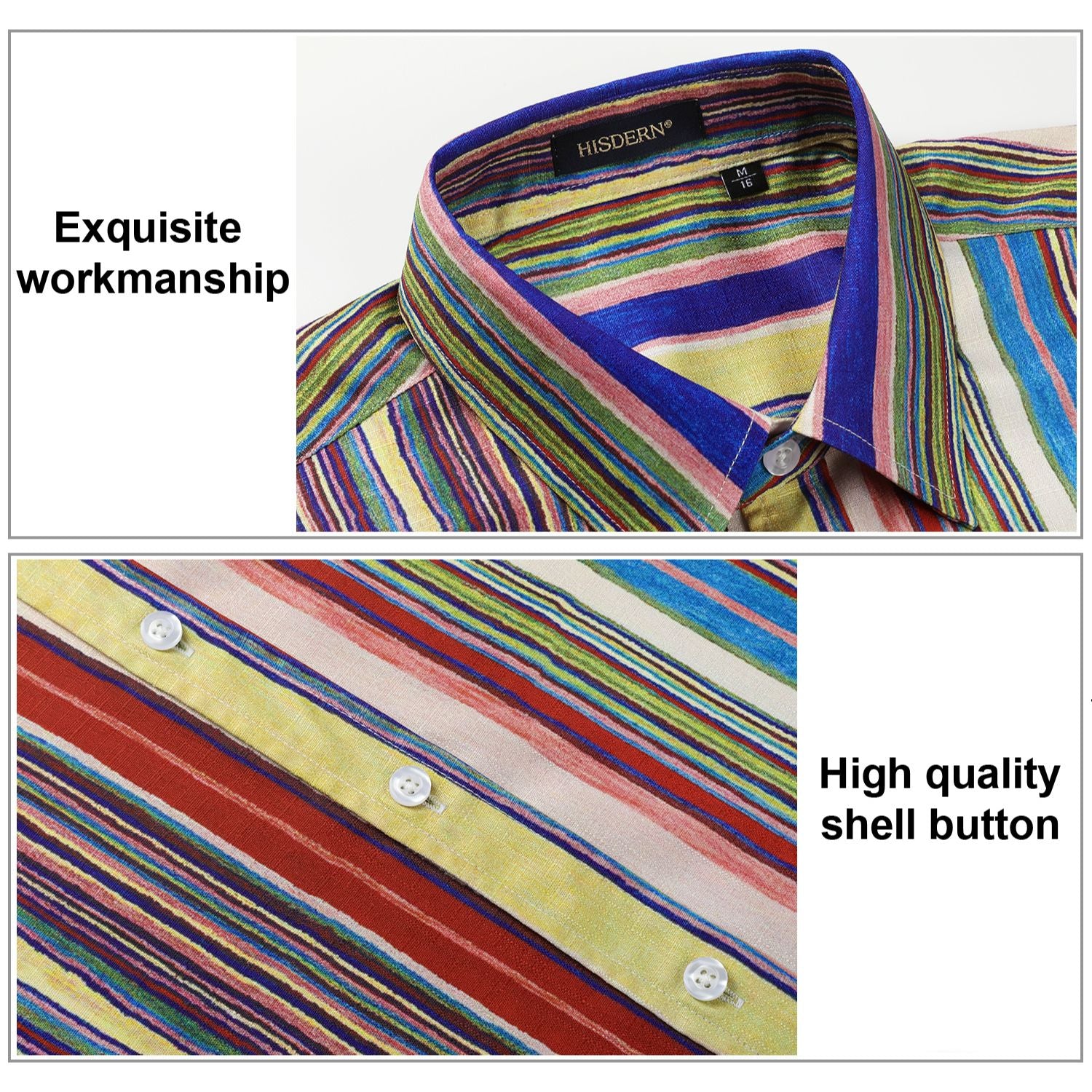 Summer Hawaiian Shirts with Pocket - E3-COLORFUL