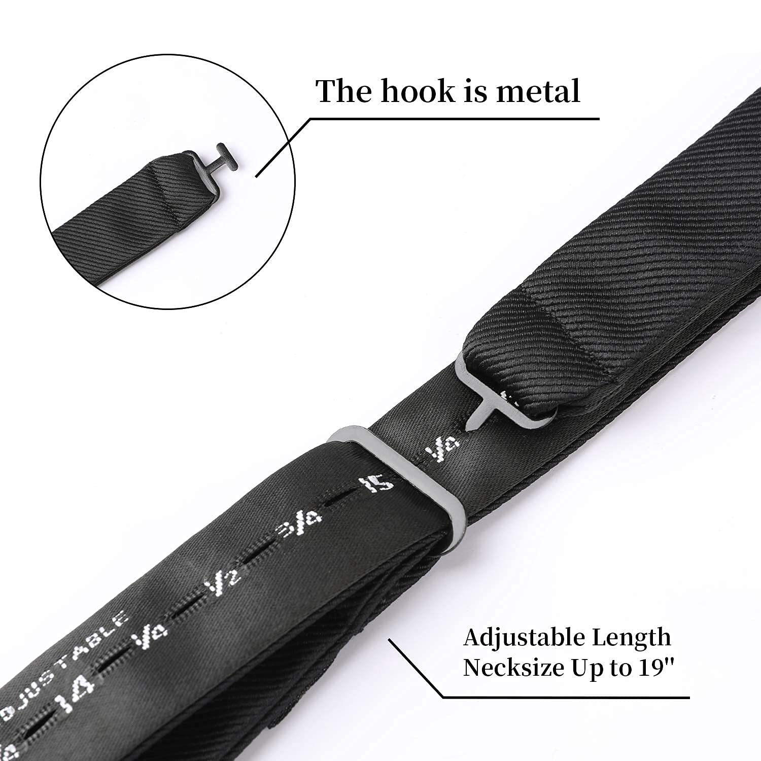 3PCS Mixed Design Bow tie & Pocket Square Sets - B3-19 Christmas Gifts for Men