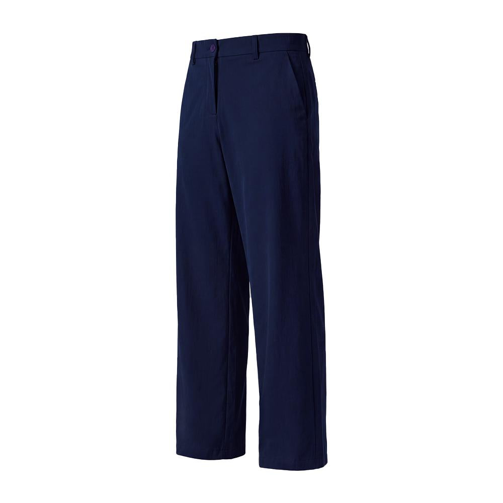 Hisdern Men's Navy Suit Vest and Flex Stretch Wide-Leg Dress Pants Matching Set