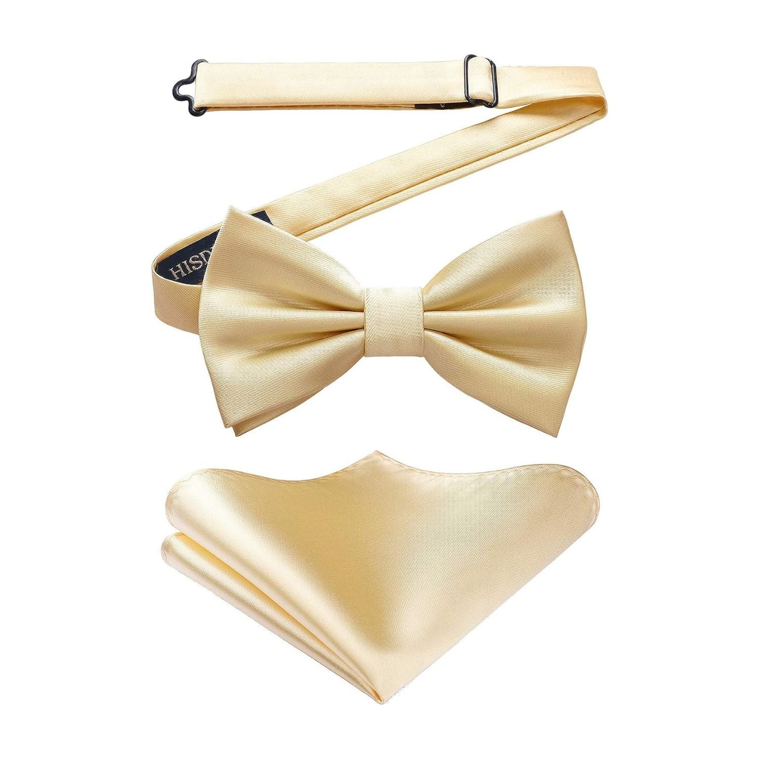 champagne coloured bow tie