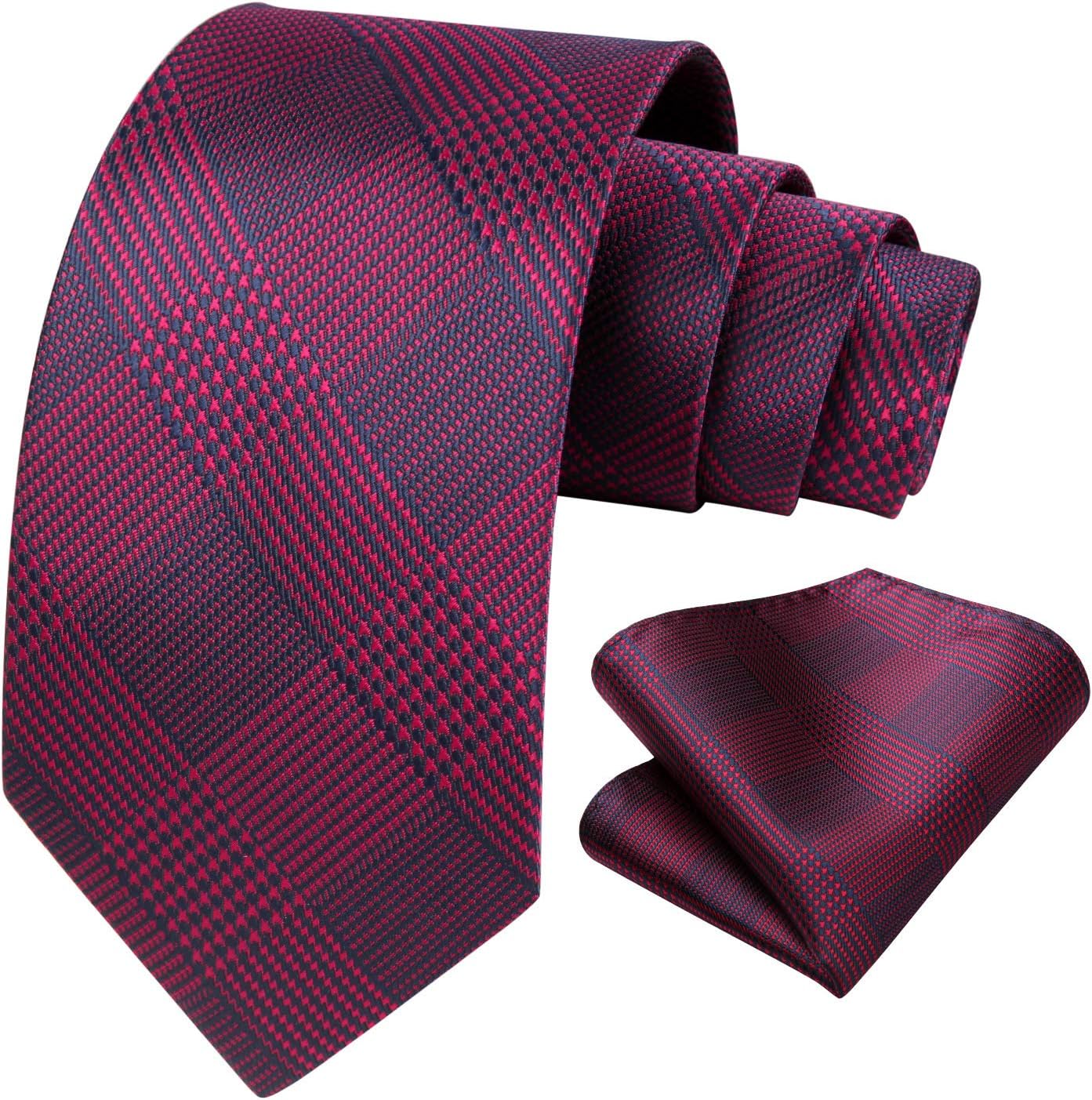 Solid Houndstooth Tie Handkerchief Set - SAGE GREEN