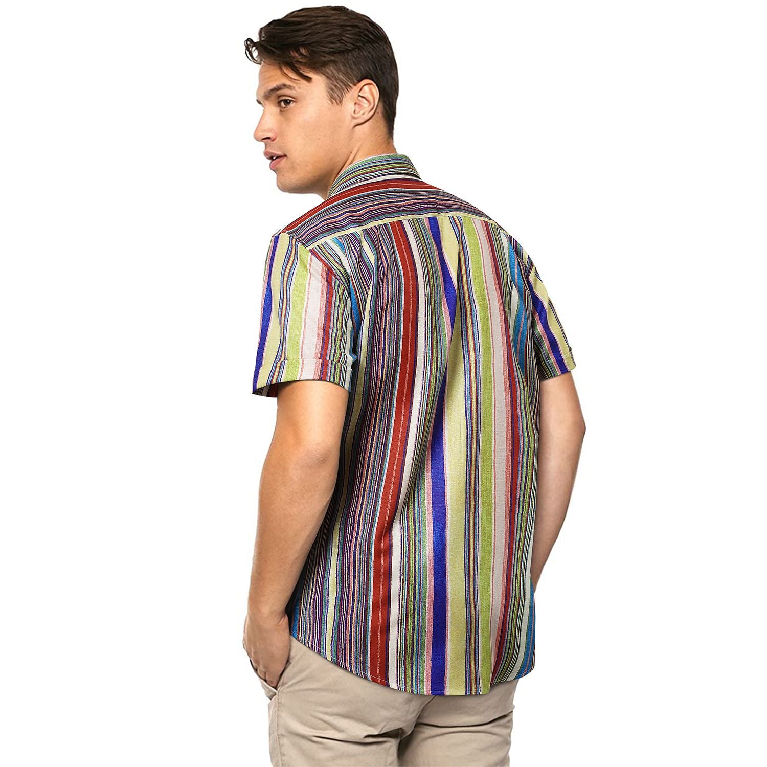 Summer Hawaiian Shirts with Pocket - E3-COLORFUL
