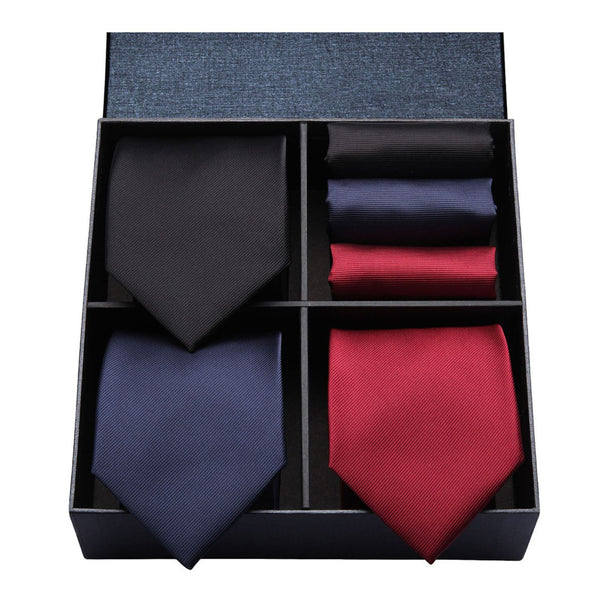 3PCS Tie & Pocket Square Set - 20 Christmas Gifts for Men
