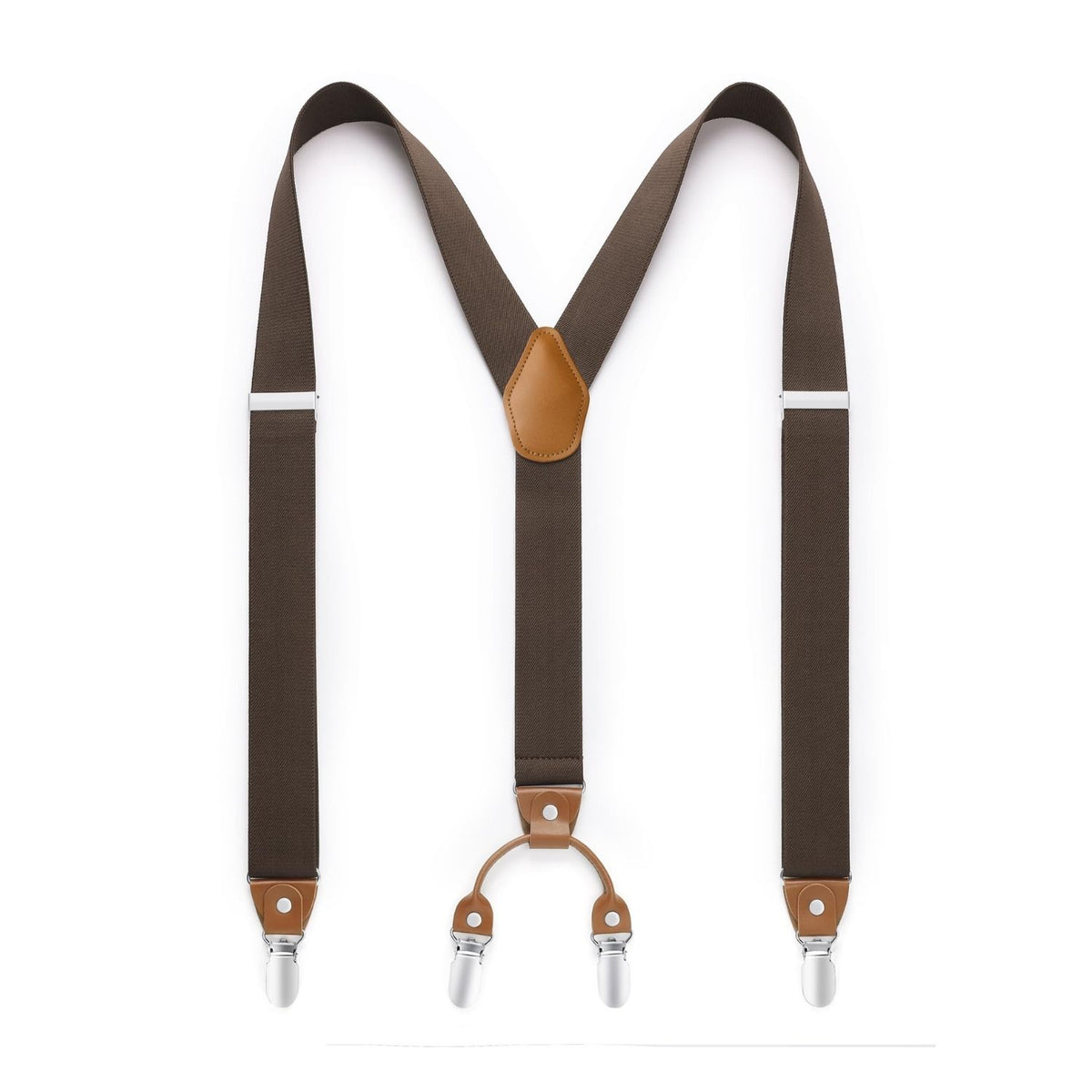 brown dress suspenders Hisdern Classic Y-Back Adjustable Fit for Men They also make an Post-Grad Starter Kit PLEASE Blue Wide Leg Rental Period:3 Days