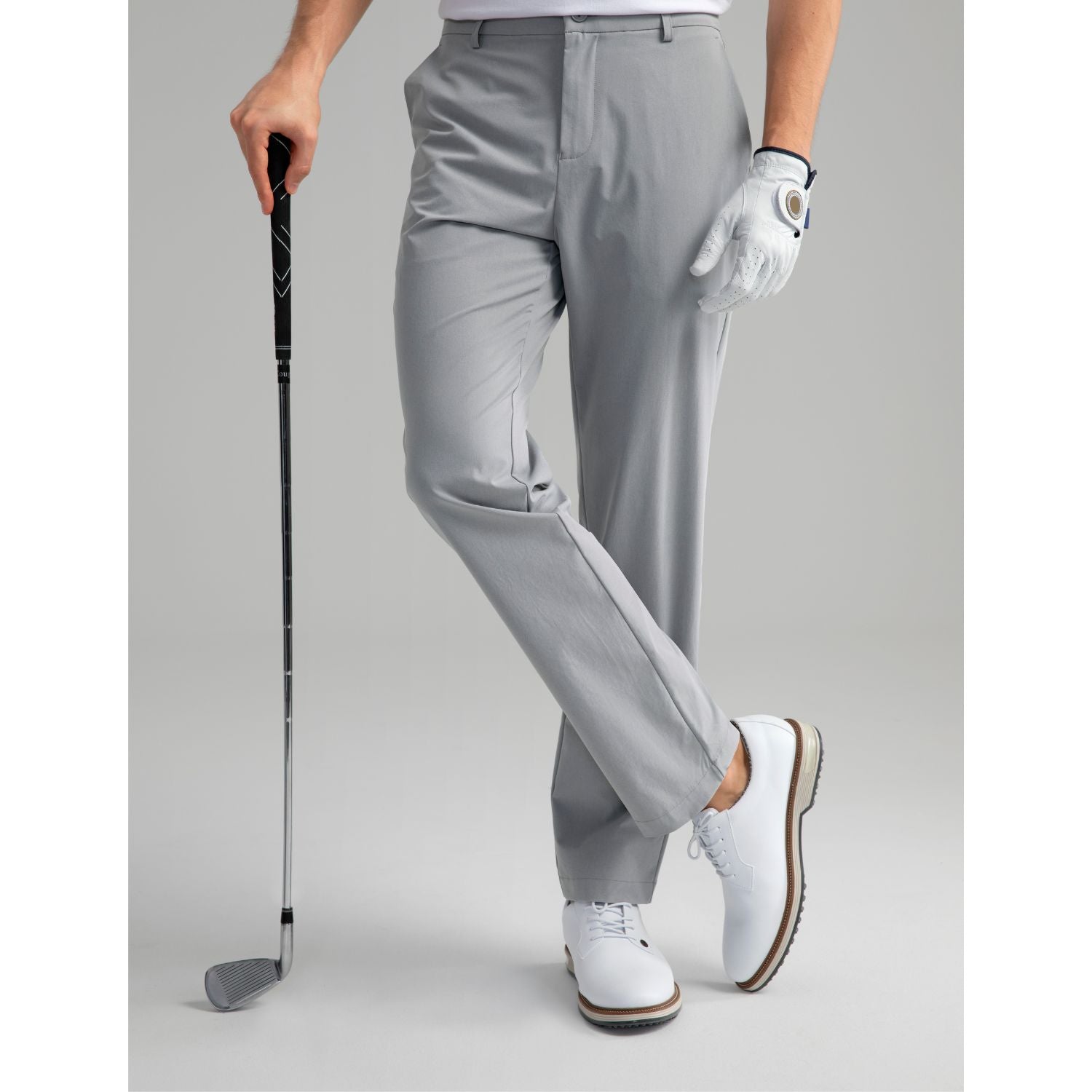 Hisdern Flex 301 Men's Golf Pants Classic Fit Stretch Dress Pants for Casual Wear Khaki / 30W x 30L Hisdern Flex 301 Men's Golf Pants Classic Fit Stretch Dress Pants for Casual Wear Khaki / 30W x 30L