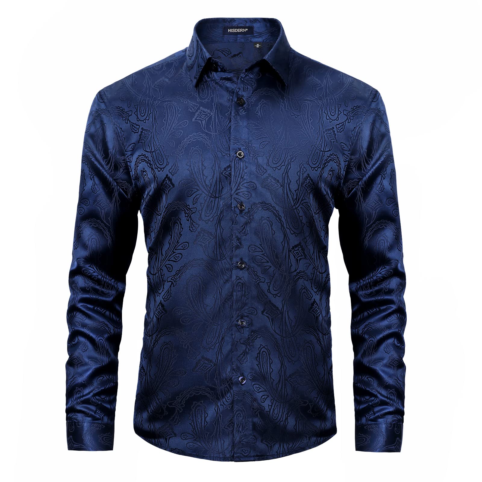blue pattern dress shirt Blue Print Shirt