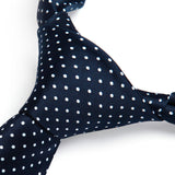 Polka Dot Tie Handkerchief Set - A-NAVY BLUE/WHITE 1