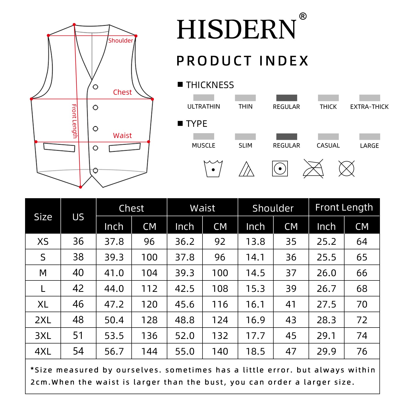 Solid Slim Vest - C2-GREY