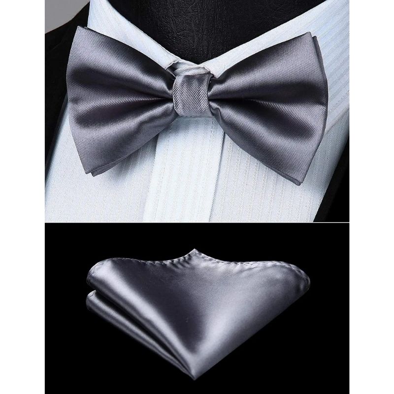 X Shaped Adjustable Suspender With 4 Clips Grey 1