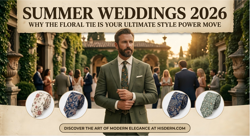 Summer Weddings 2026 Why the Floral Tie is Your Ultimate Style Power Move