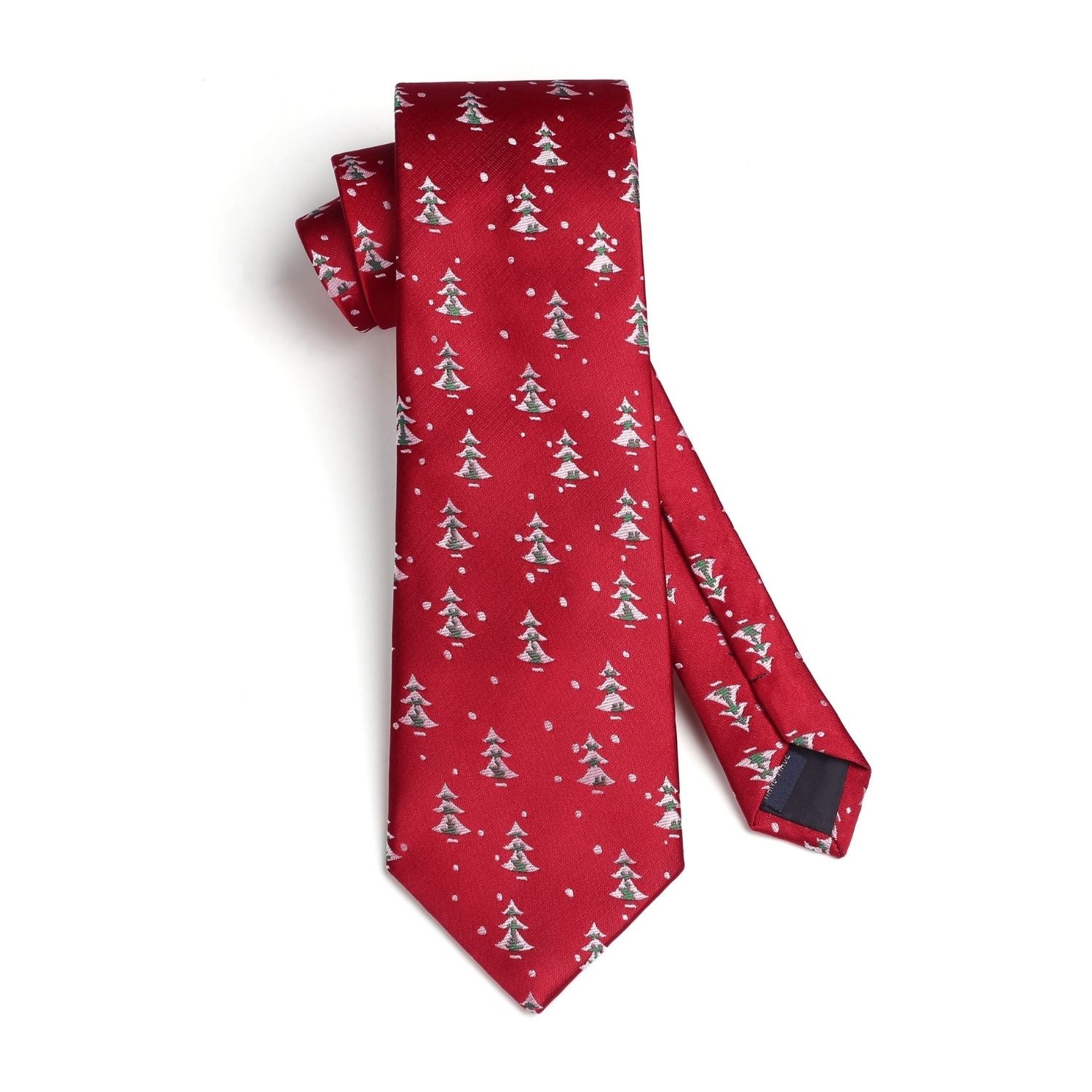 Christmas Tie Handkerchief Set - B-2 RED