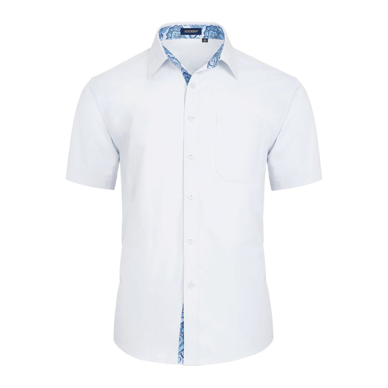 Men's Short Sleeve with Pocket - A1-WHITE 