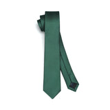Solid 2.4'' Skinny Formal Tie - DARK GREEN 