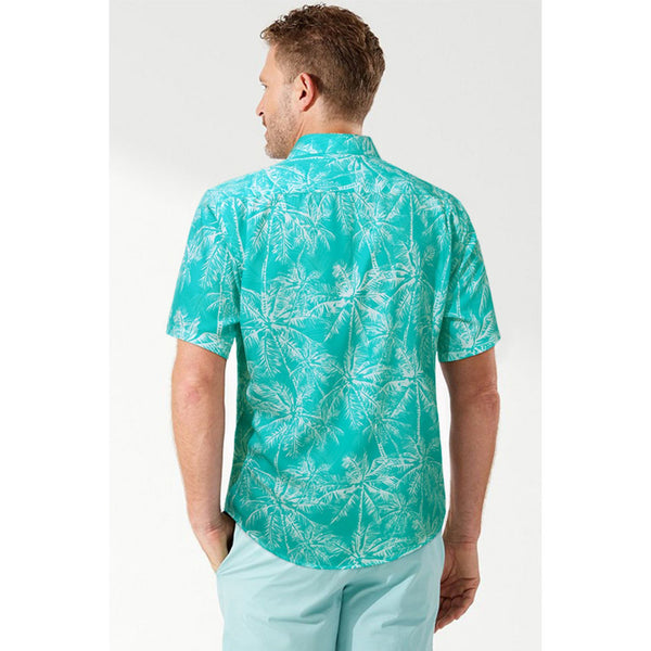 Hawaiian Tropical Shirts with Pocket - A-AQUA 