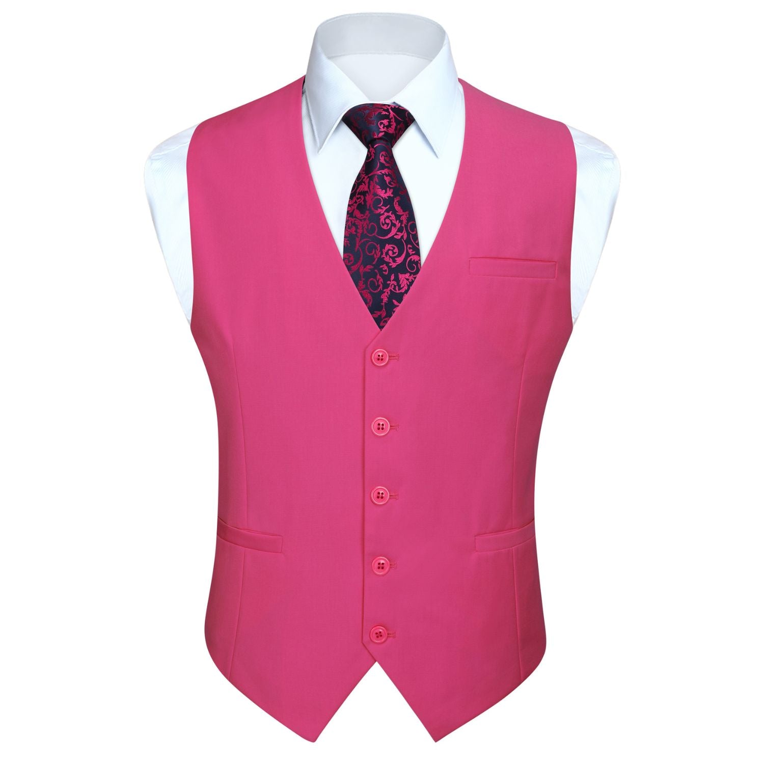 Formal Suit Vest - HOT PINK – Hisdern