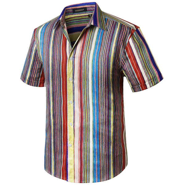 Summer Hawaiian Shirts with Pocket - E3-COLORFUL