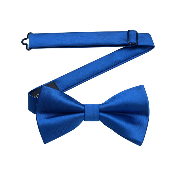 Solid Pre-Tied Bow Tie - ROYAL BLUE 