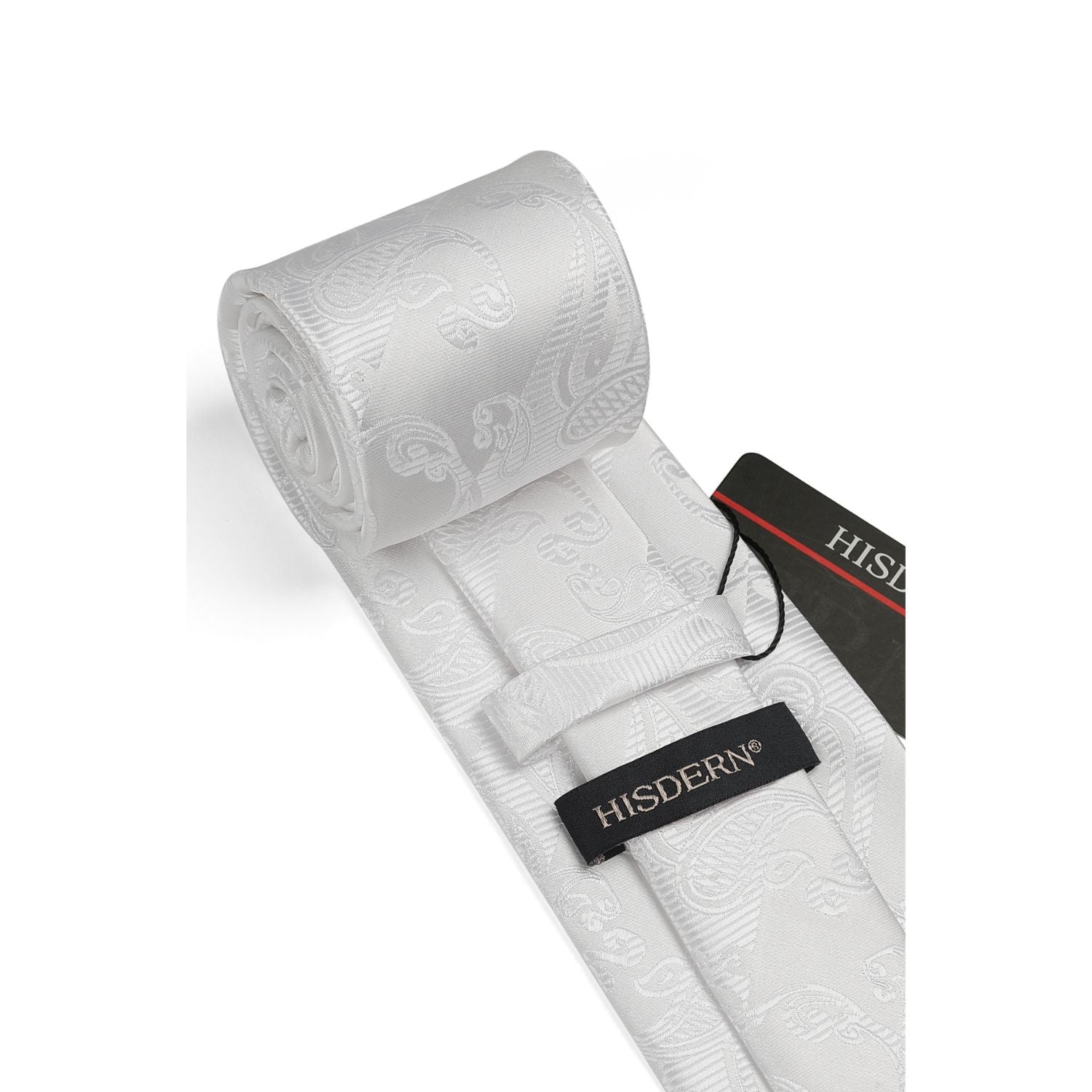 Stripe Tie Handkerchief Set - GREY