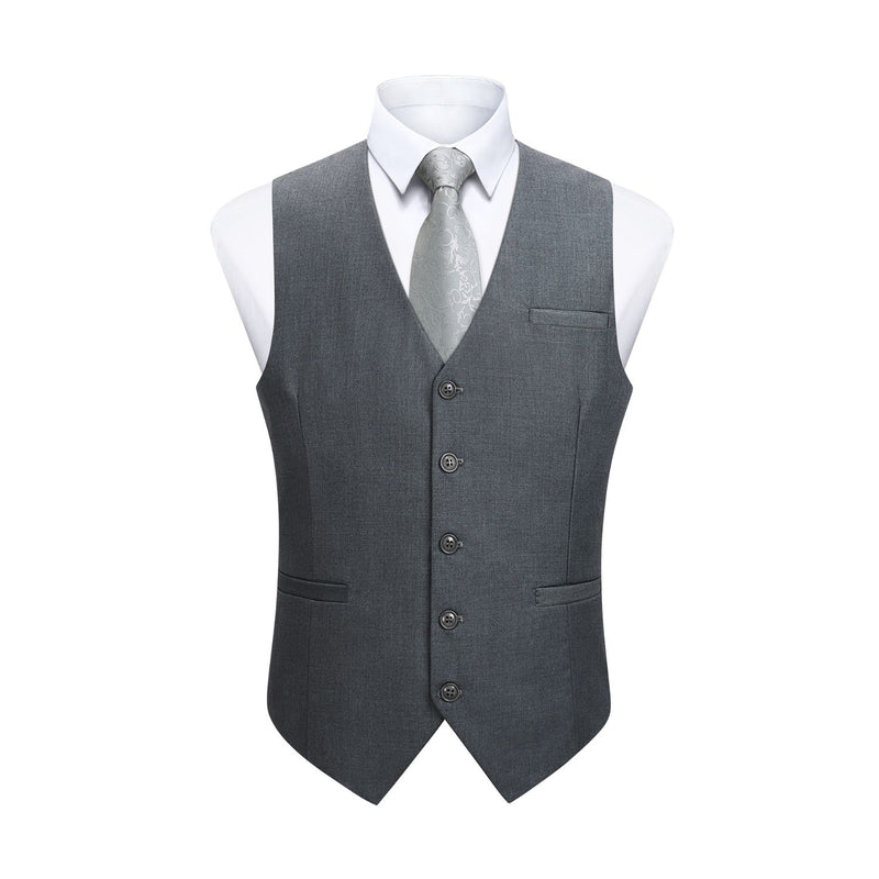 Formal Suit Vest - DARK GREY