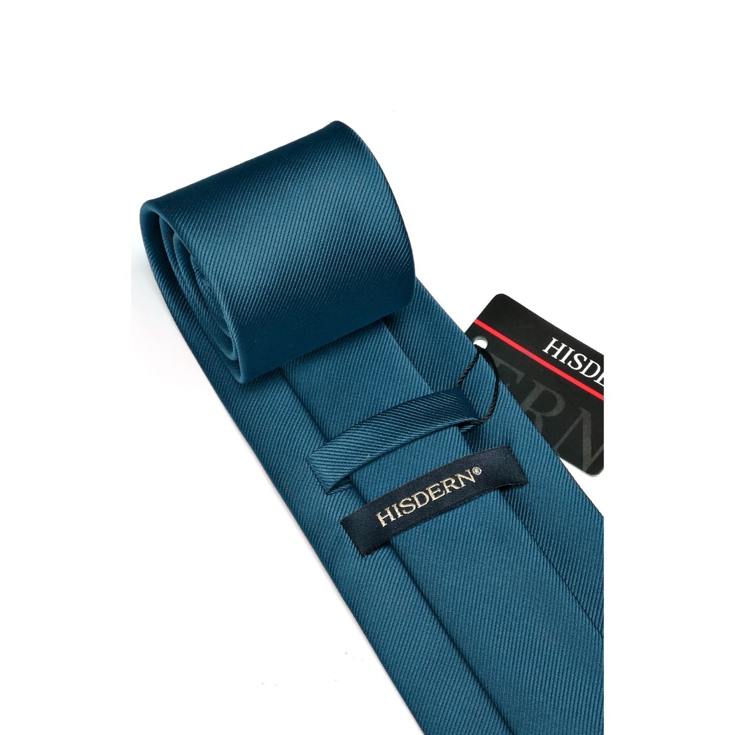 Solid Tie Handkerchief Cufflinks - DARK GREEN