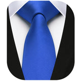 Solid 2.17'' Skinny Formal Tie - B3-ROYAL BLUE 