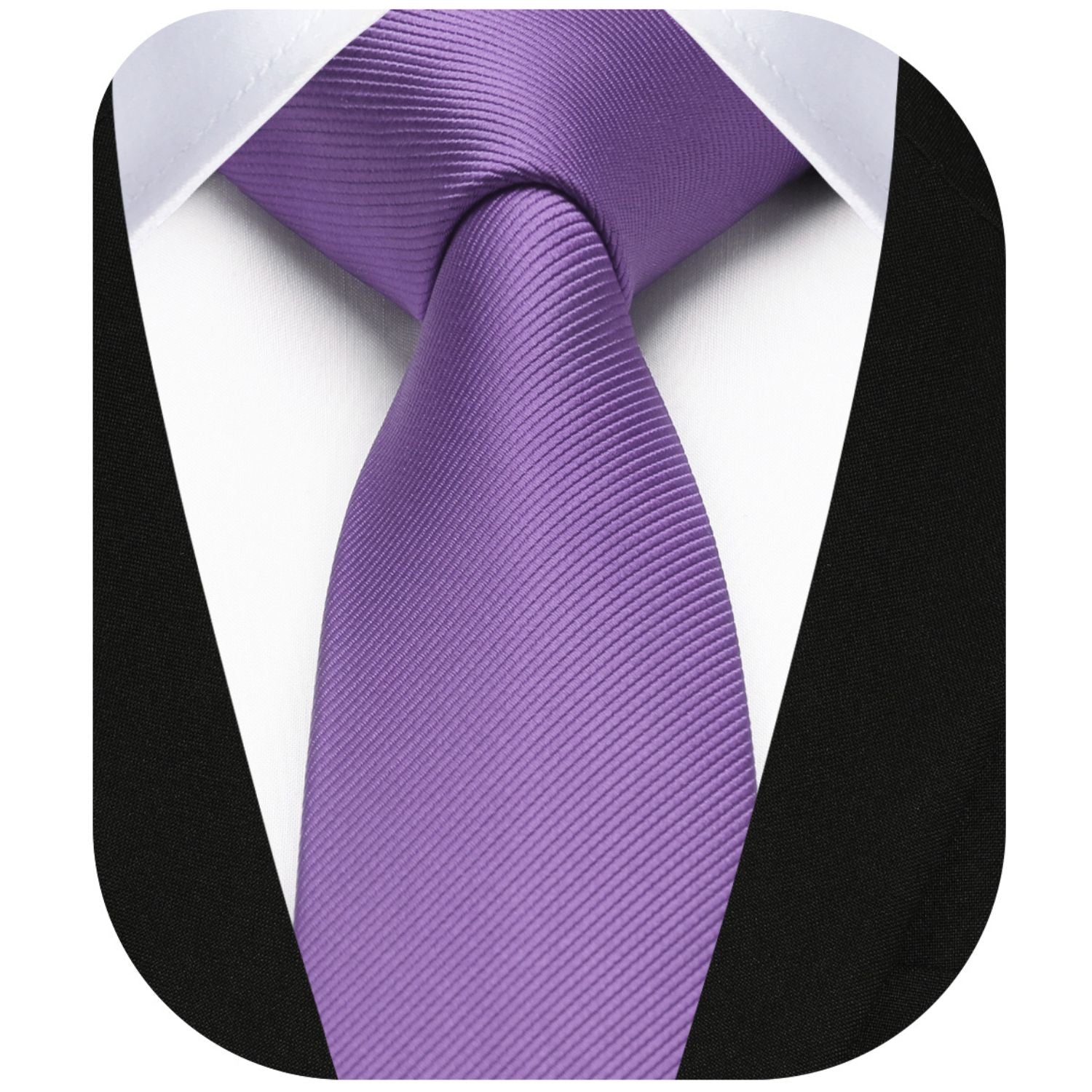 Solid 2.17'' Skinny Formal Tie - F-PURPLE