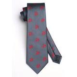 Lobster Tie Handkerchief Set - GRAY