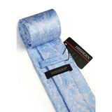 Paisley Tie Handkerchief Set - C-LIGHT BLUE1