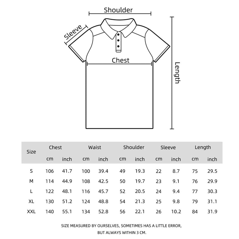 Hisdern Casual Short Sleeve Black Cuban Collar Shirts for Men Summer