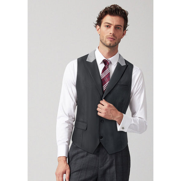 Formal Suit Vest - A-CHARCOAL 