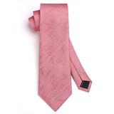 Paisley Tie Handkerchief Set - G3-PINK 