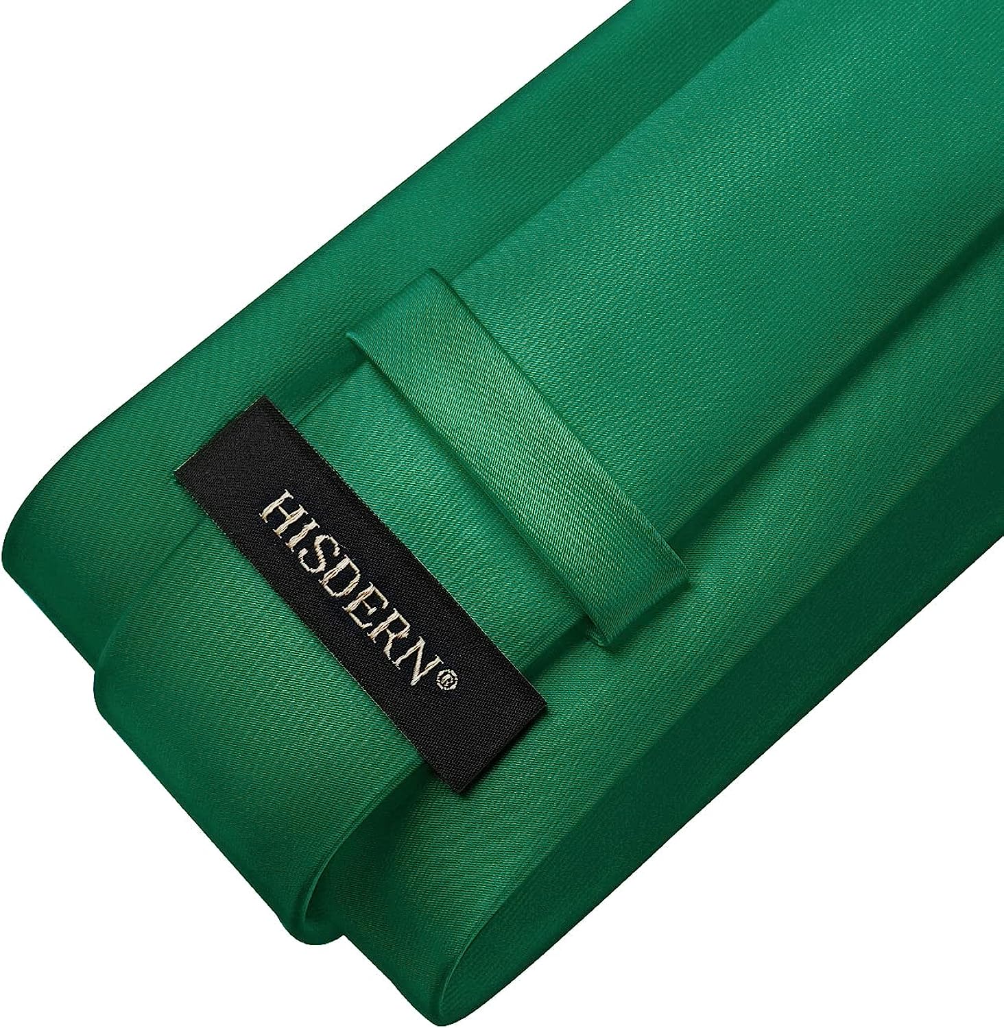 Solid Tie Handkerchief Clip - GREEN