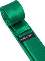 Solid 2.4' Skinny Formal Tie - GREEN