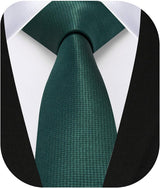 Solid 2.4' Skinny Formal Tie - DARK GREEN