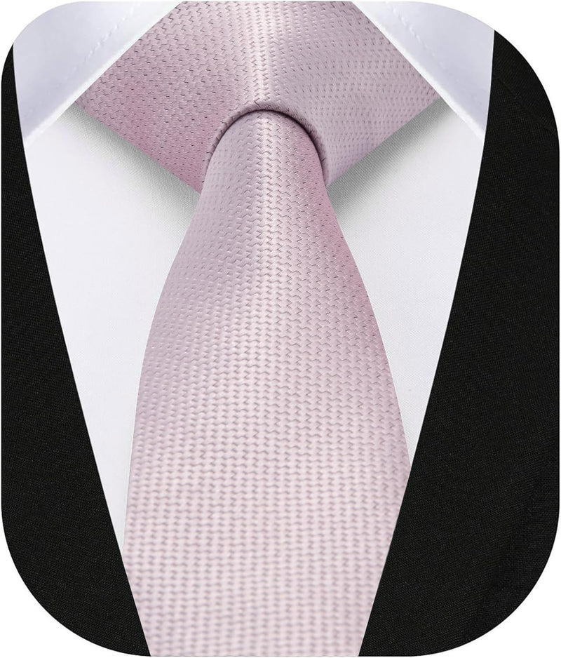 Solid 2.4' Skinny Formal Tie - PINK