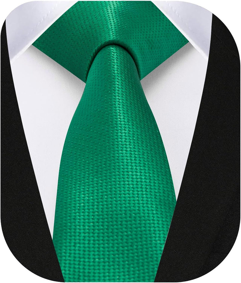 Solid 2.4' Skinny Formal Tie - GREEN