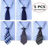 5PCS Tie & Pocket Square Set - 16 