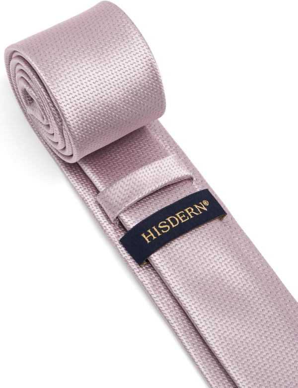 Solid 2.4' Skinny Formal Tie - PINK