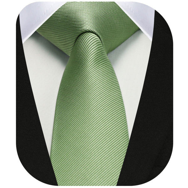 Solid 2.4'' Skinny Formal Tie - SAGE GREEN