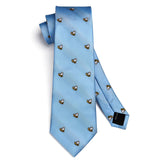 Bee Tie Handkerchief Set - SKY BLUE