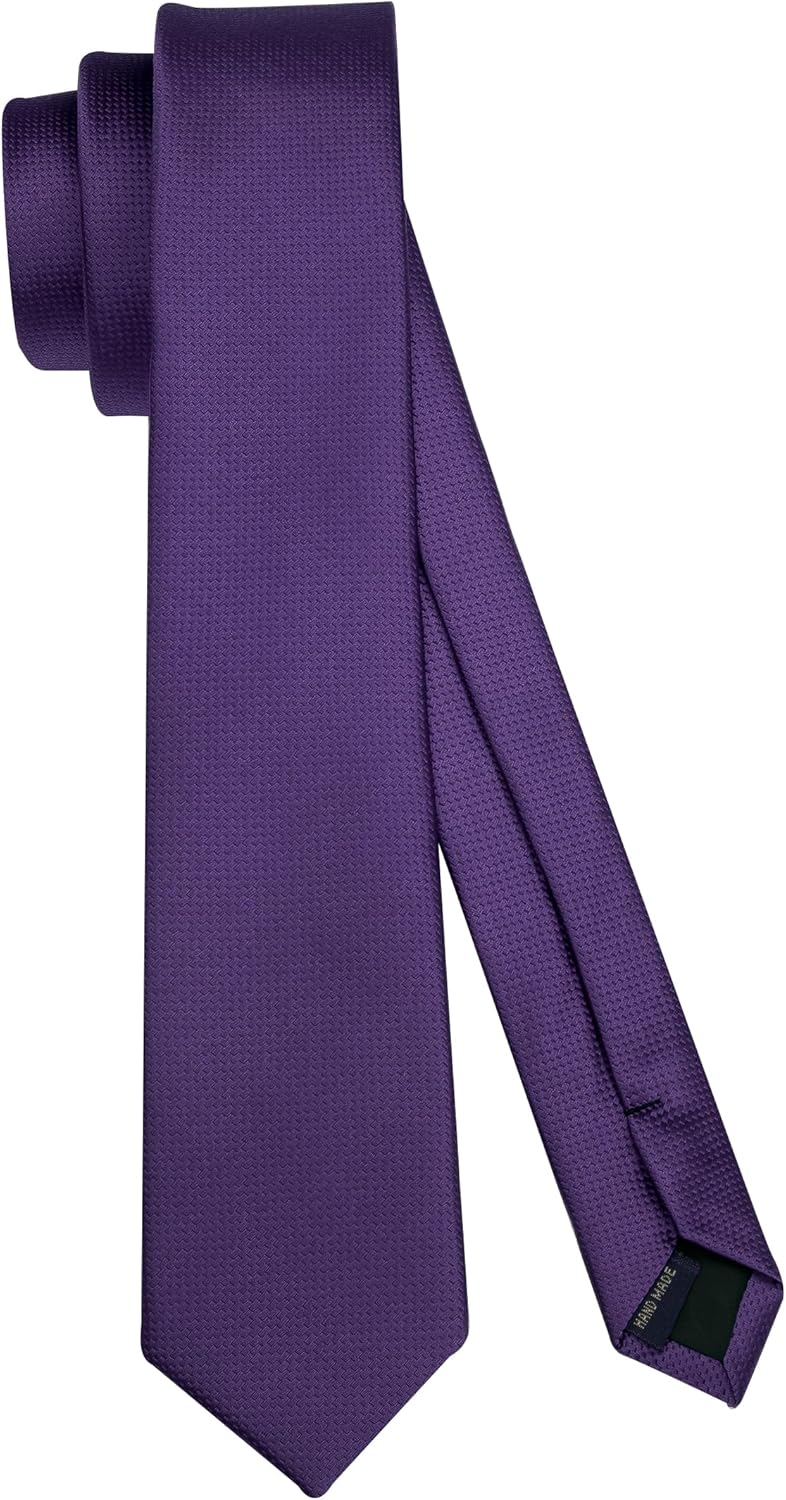 Solid 2.4' Skinny Formal Tie - PURPLE