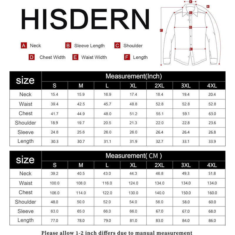Hisdern Men's Purple Splicing Dress Shirt For Office Wear