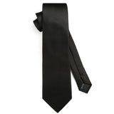 Houndstooth Tie Handkerchief Set - C1-BLACK 