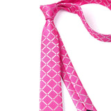 Plaid 2.17'' Skinny Formal Tie - A-PINK