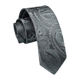 Paisley 2.17'' Skinny Formal Tie - B- GREY