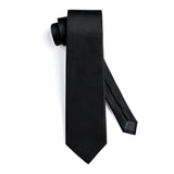 Solid 3.4'' Formal Tie - BLACK