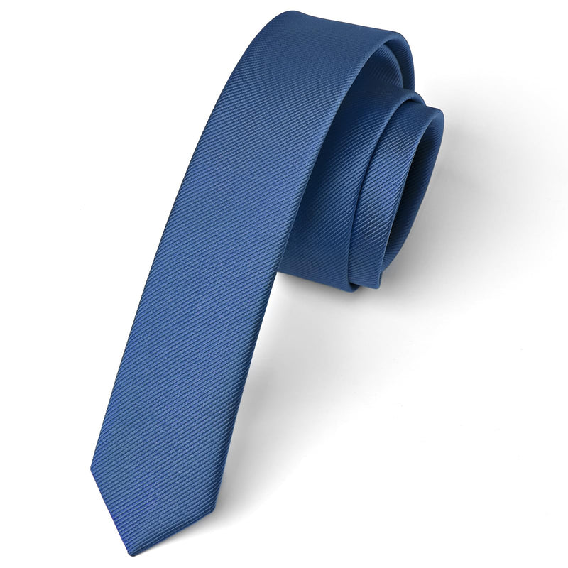 Solid 1.58'' Skinny Formal Tie - WHITE