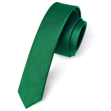Solid 1.58'' Skinny Formal Tie - GREEN